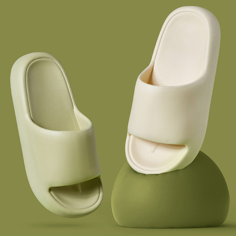 Bread Shoes Home Slippers Non-slip Indoor Bathroom Slippers