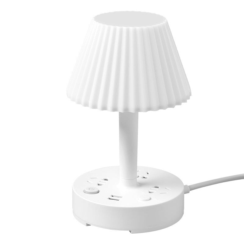 Creative Multi-function Conversion Socket Desk Lamp USB Patch Board