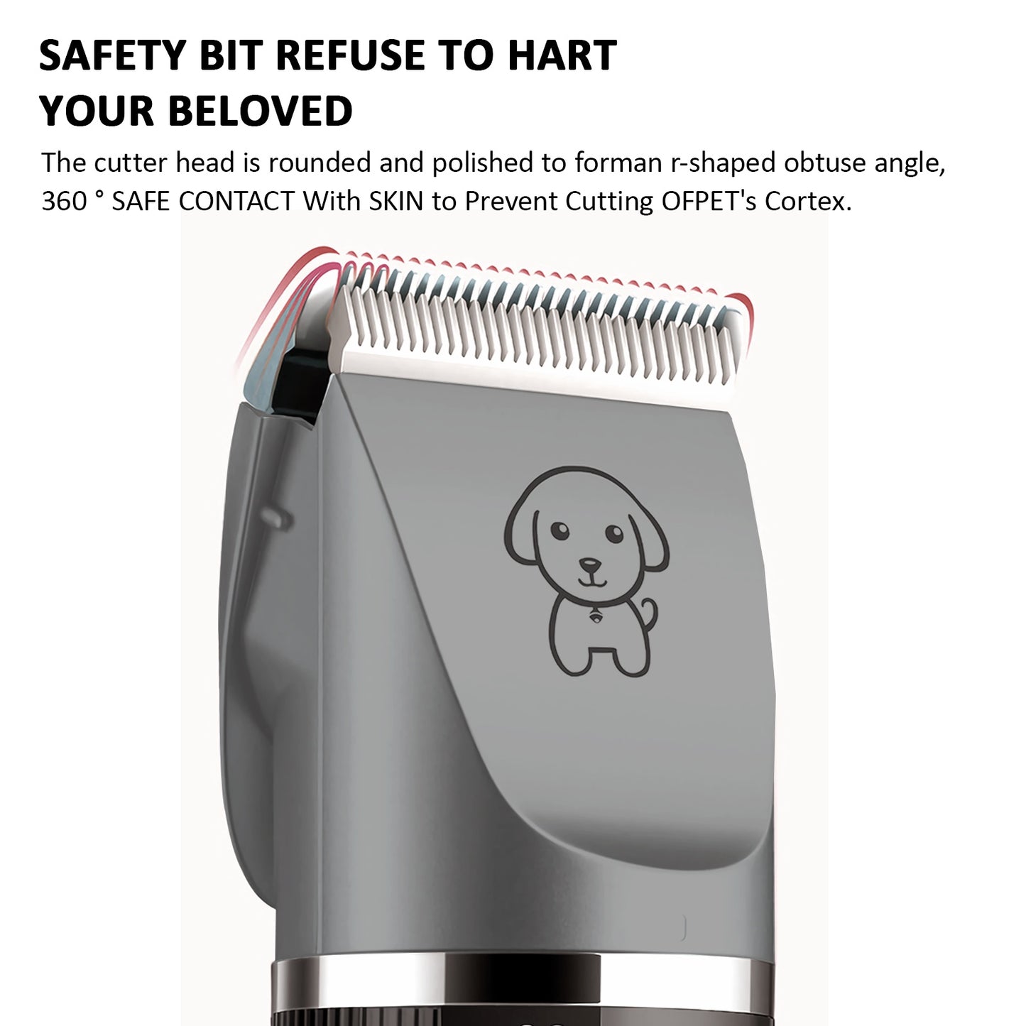 Electric Dog Cat Grooming Kit Pet Hair Shaver Trimmer Cordless Scissors Clipper