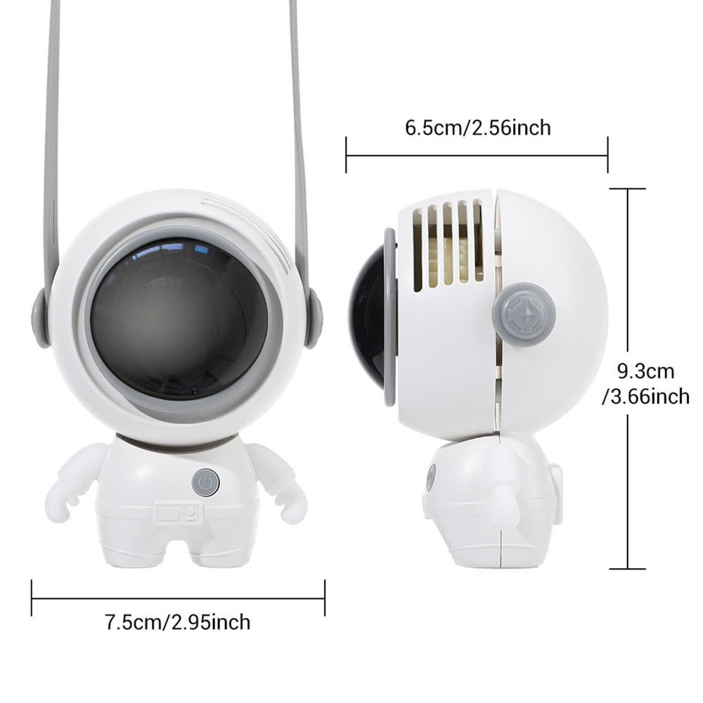 It Is Essential To Keep Cool In Summer, And The Neck Fan Is Suitable For Various Scenes, With Intelligent Wind Adjustment Function, And A Variety Of Styles