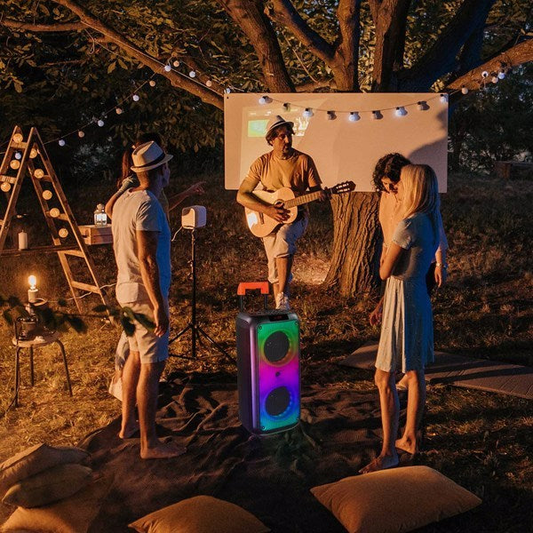 40W Multi Speaker, Light Rhythm Change, Bluetooth Remote Control, Plastic Rod Speaker